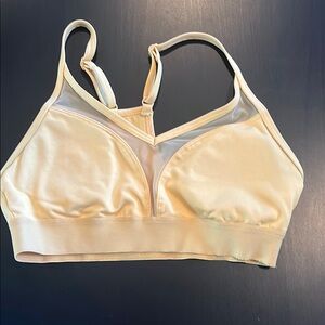 Active USA Yellow Racerback Bra Intimates & Sleepwear